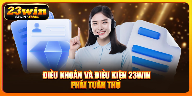 Điều khoản và điều kiện 23win phải tuân thủ