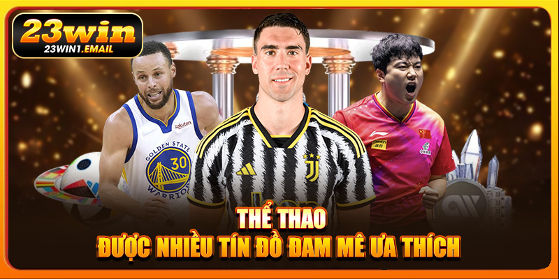 Thể thao được nhiều tín đồ đam mê ưa thích